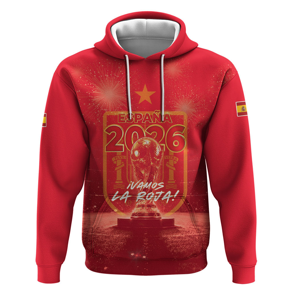 Custom World Football 2026 Spain Hoodie iVamos La Roja