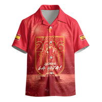 Custom World Football 2026 Spain Kid Hawaiian Shirt iVamos La Roja