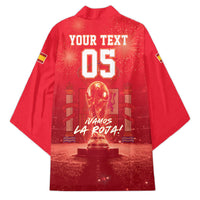 Custom World Football 2026 Spain Kimono iVamos La Roja