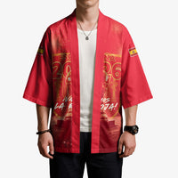 Custom World Football 2026 Spain Kimono iVamos La Roja