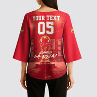 Custom World Football 2026 Spain Kimono Sleeve Blouse iVamos La Roja