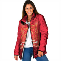Custom World Football 2026 Spain Padded Jacket iVamos La Roja