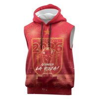 Custom World Football 2026 Spain Sleeveless Hoodie iVamos La Roja