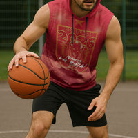 Custom World Football 2026 Spain Sleeveless Hoodie iVamos La Roja