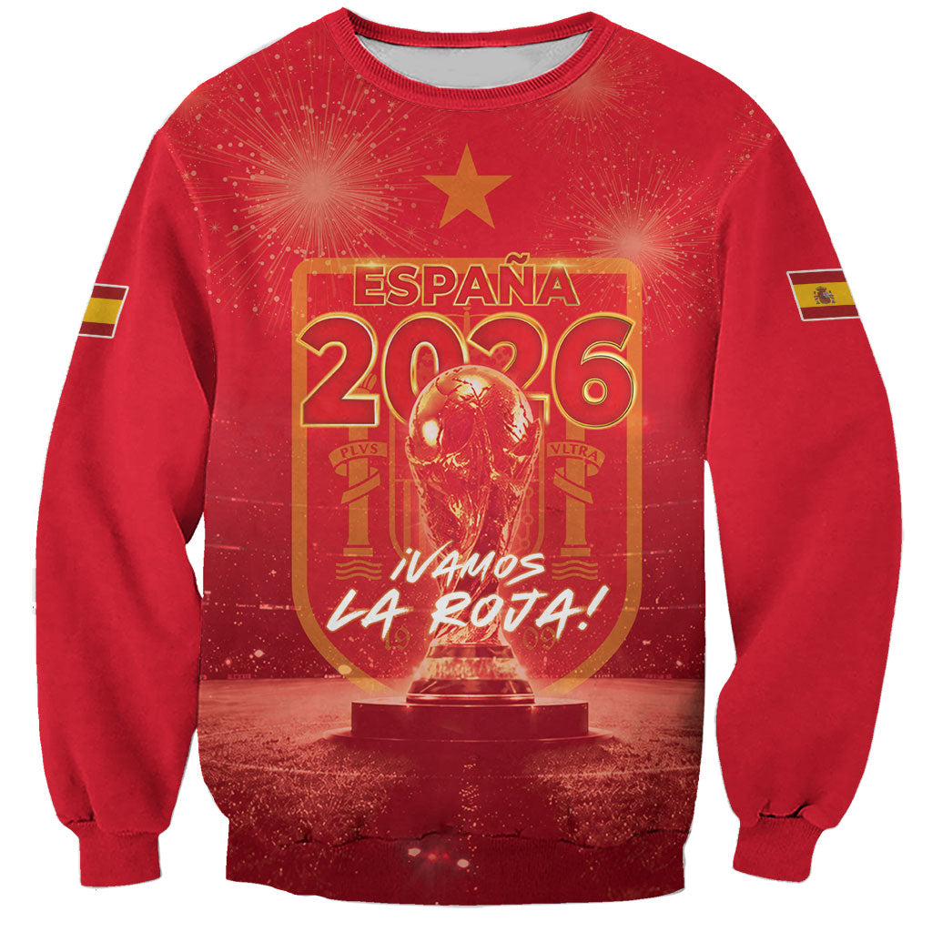 Custom World Football 2026 Spain Sweatshirt iVamos La Roja