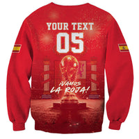 Custom World Football 2026 Spain Sweatshirt iVamos La Roja