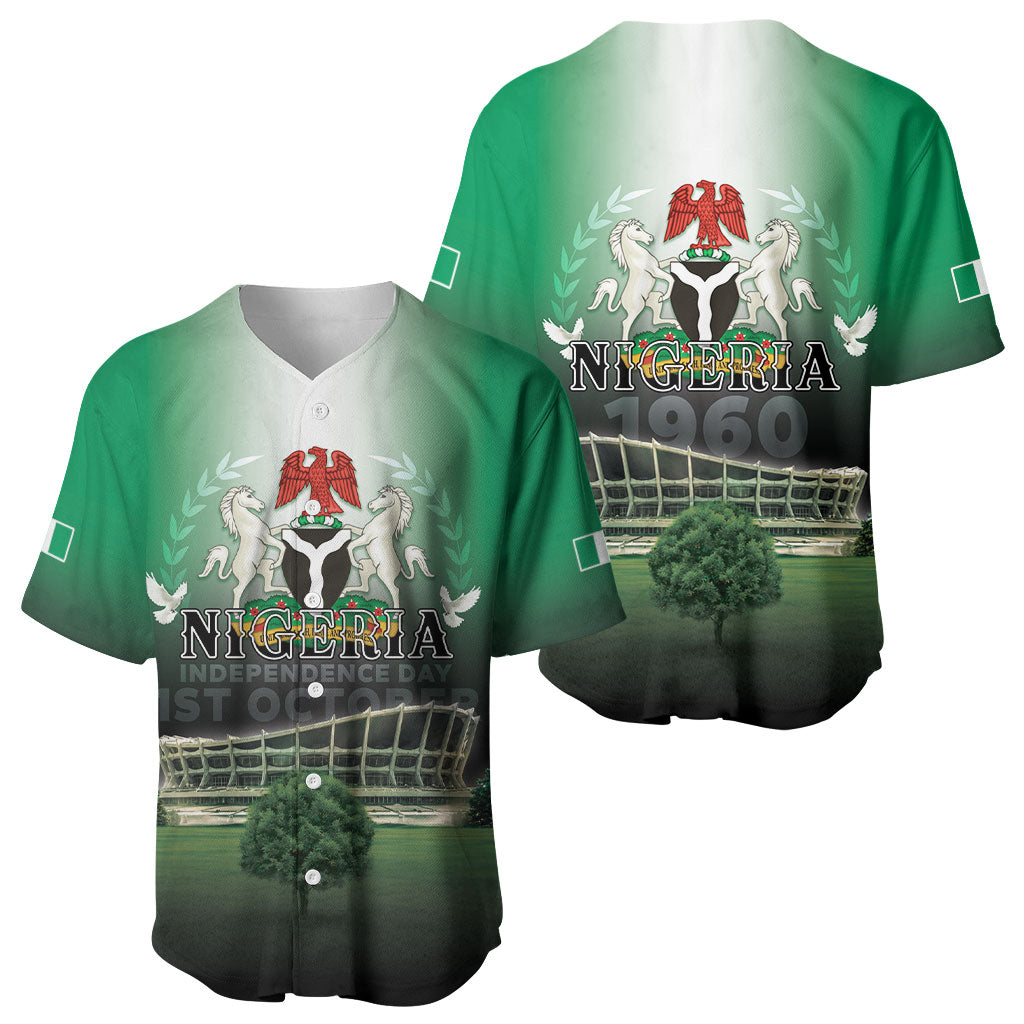 Nigeria Independence Day Baseball Jersey Proud To Be Nigerian