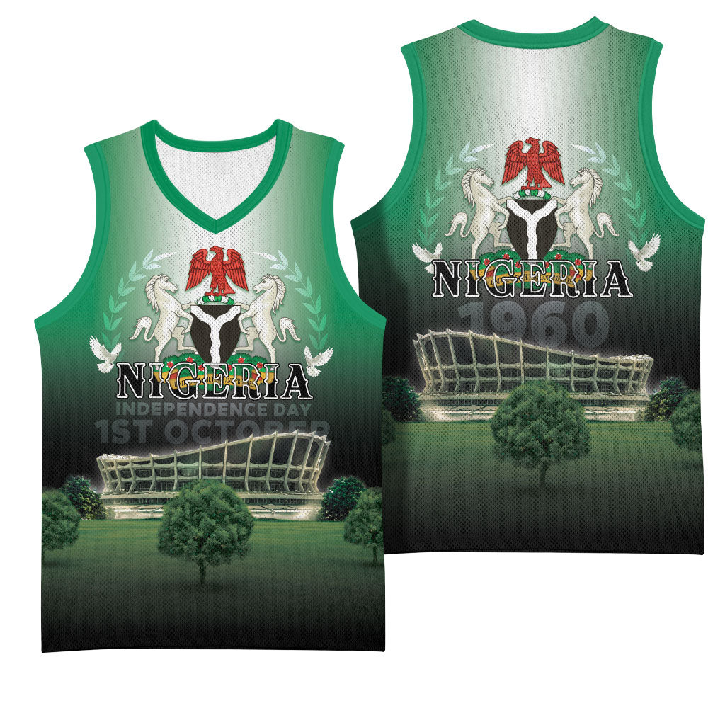 Nigeria Independence Day Basketball Jersey Proud To Be Nigerian