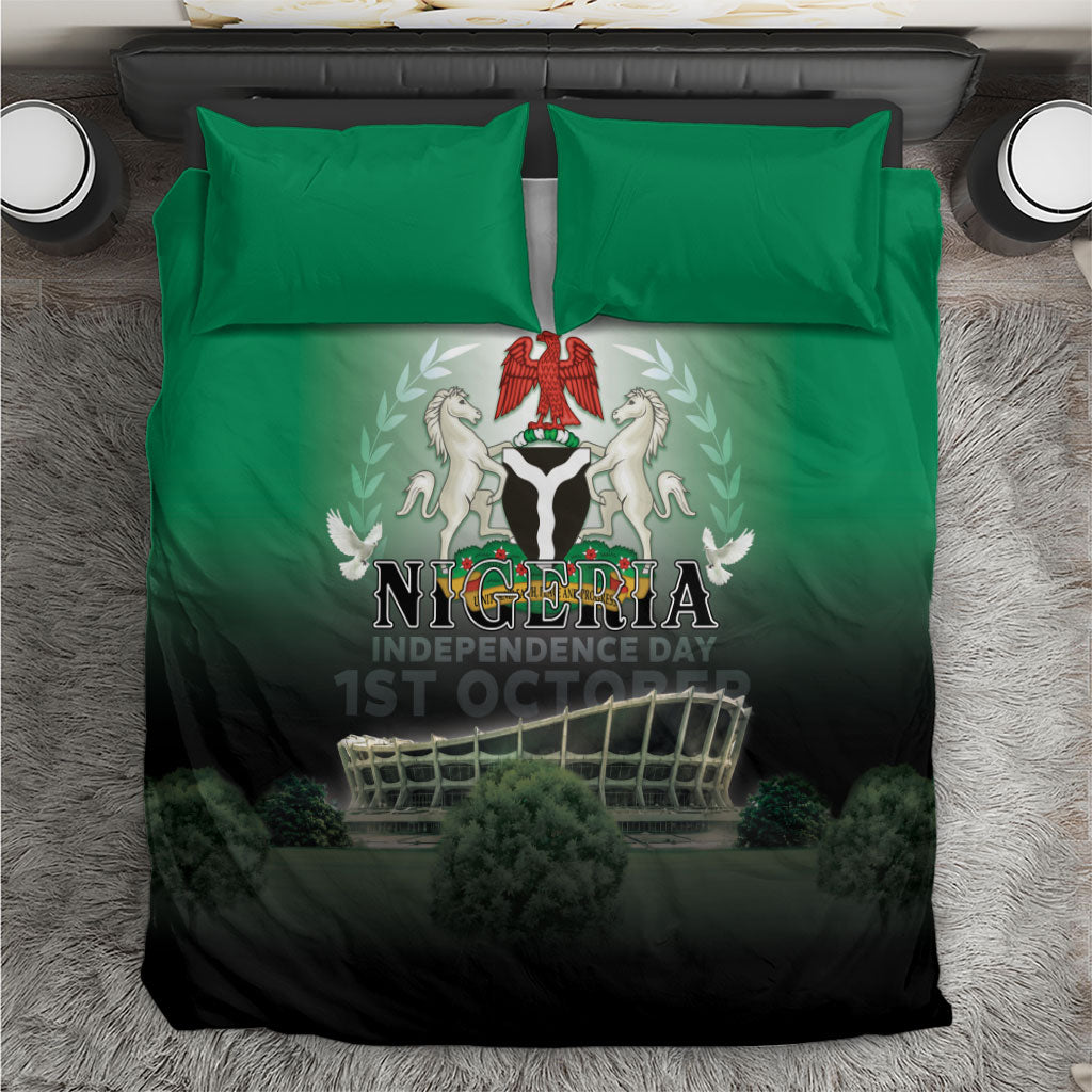 Nigeria Independence Day Bedding Set Proud To Be Nigerian