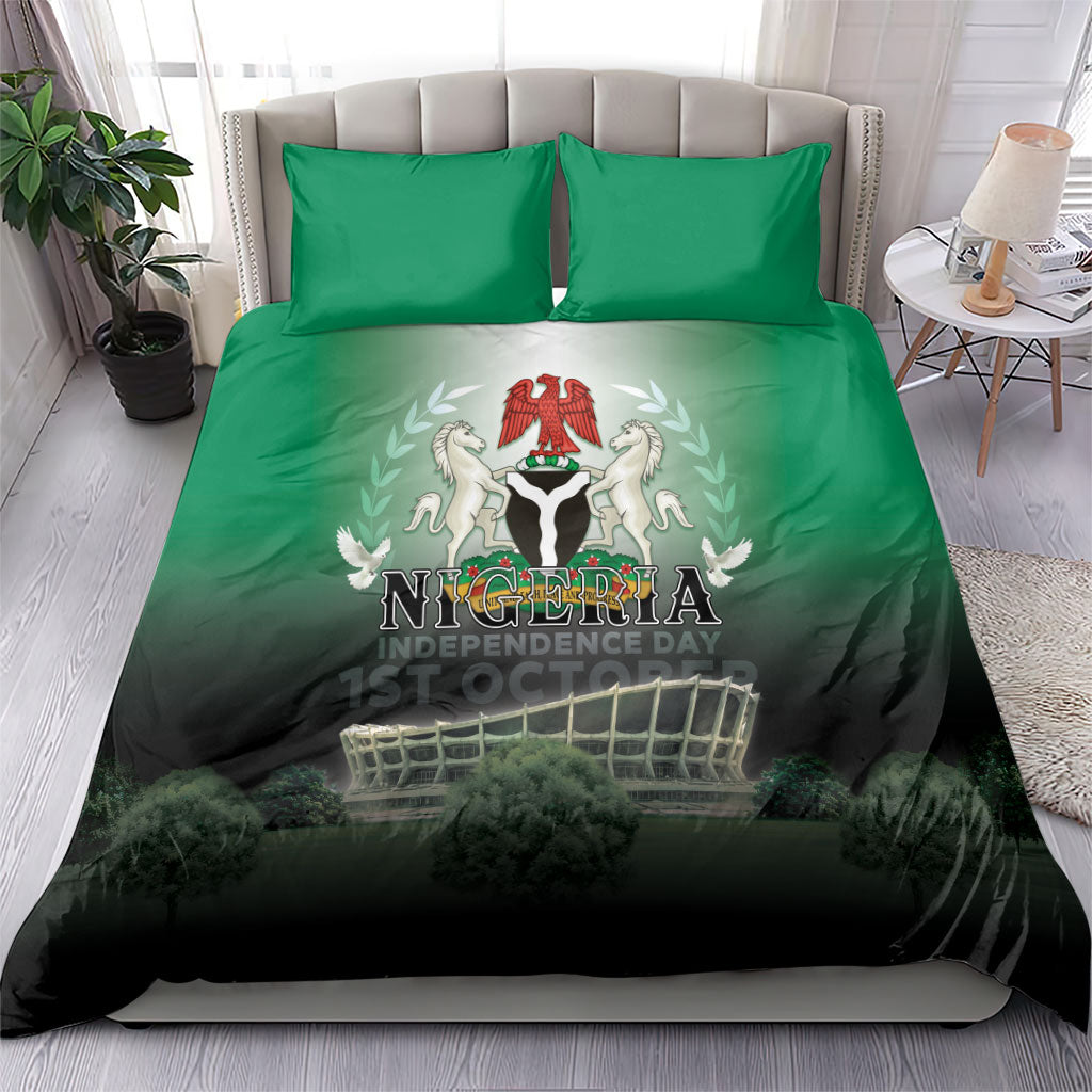Nigeria Independence Day Bedding Set Proud To Be Nigerian
