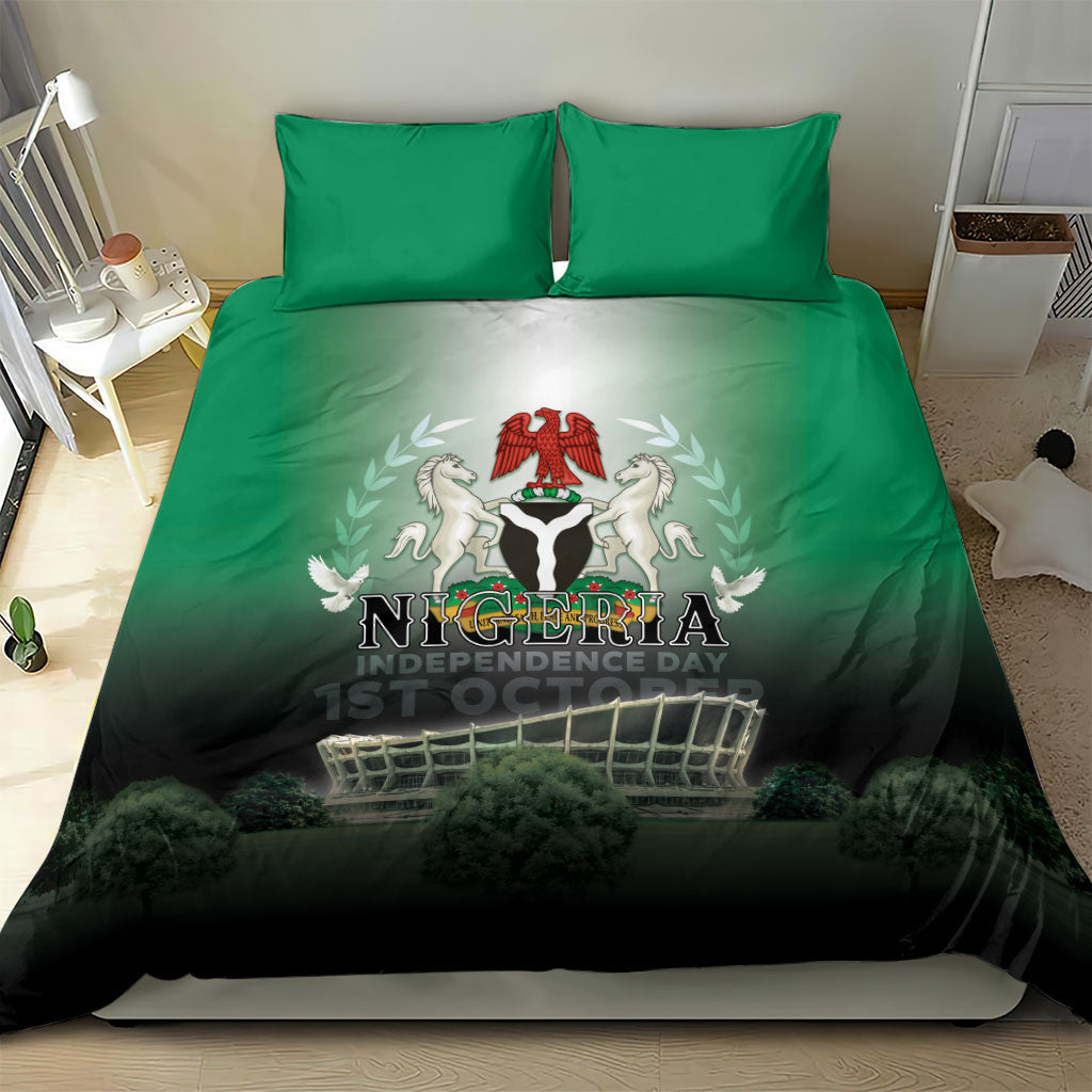 Nigeria Independence Day Bedding Set Proud To Be Nigerian