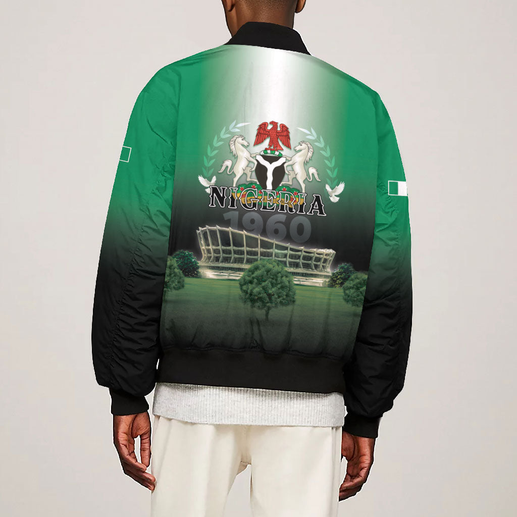 Nigeria Independence Day Bomber Jacket Proud To Be Nigerian