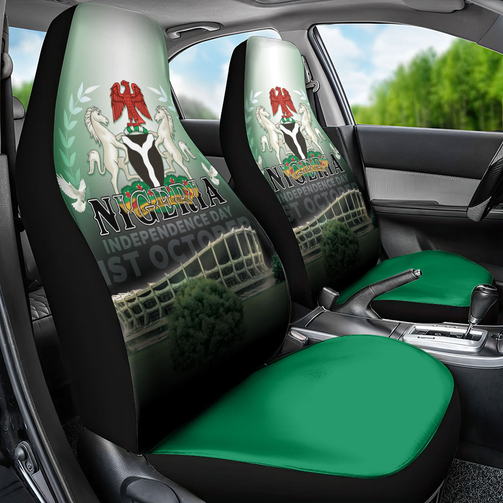 Nigeria Independence Day Car Seat Cover Proud To Be Nigerian