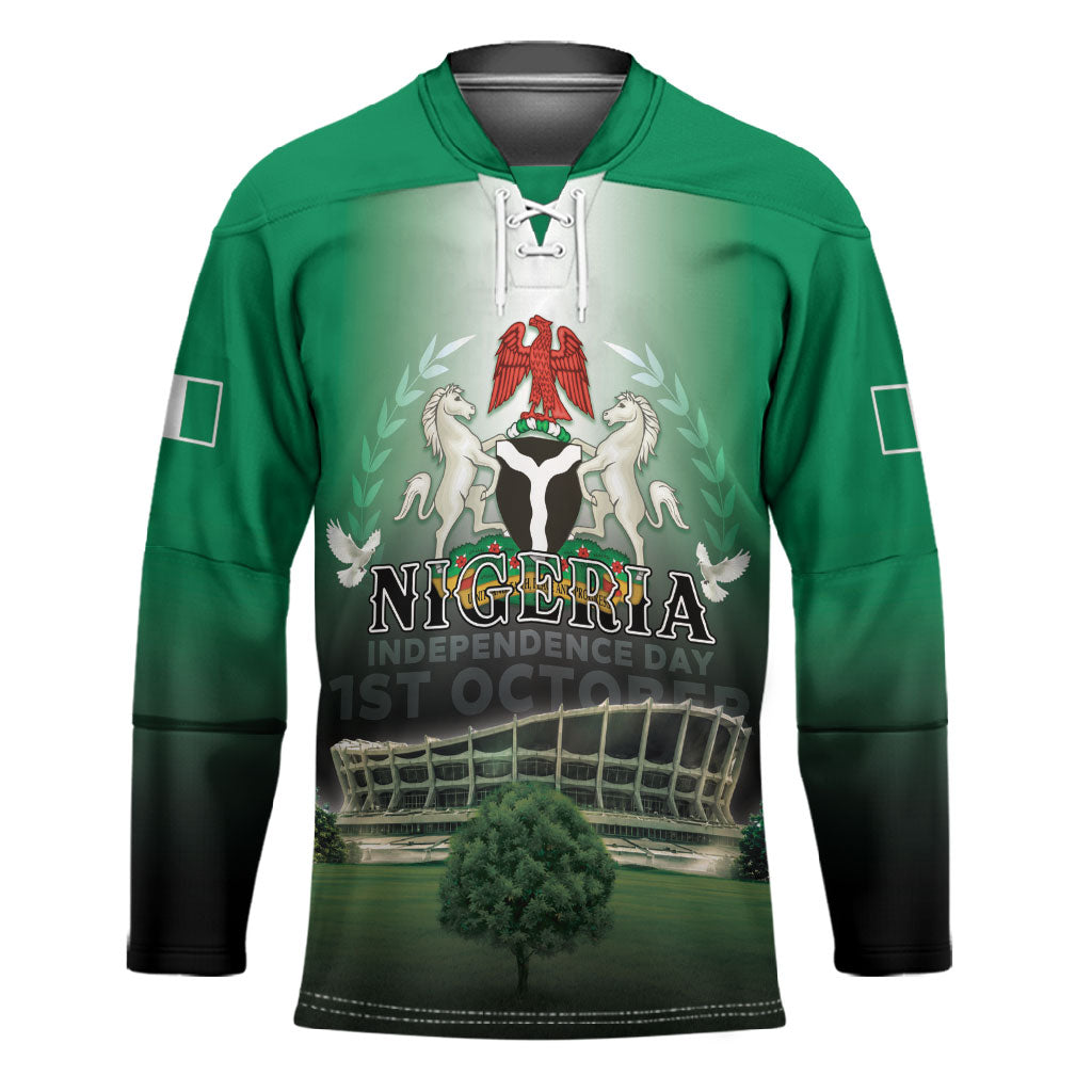 Nigeria Independence Day Hockey Jersey Proud To Be Nigerian