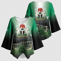 Nigeria Independence Day Kimono Sleeve Blouse Proud To Be Nigerian