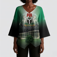 Nigeria Independence Day Kimono Sleeve Blouse Proud To Be Nigerian