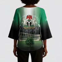 Nigeria Independence Day Kimono Sleeve Blouse Proud To Be Nigerian