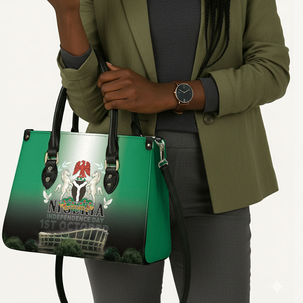 Nigeria Independence Day Leather Bag Proud To Be Nigerian