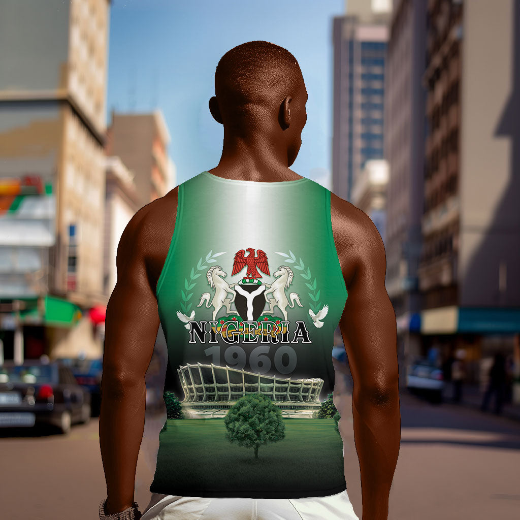 Nigeria Independence Day Men Tank Top Proud To Be Nigerian