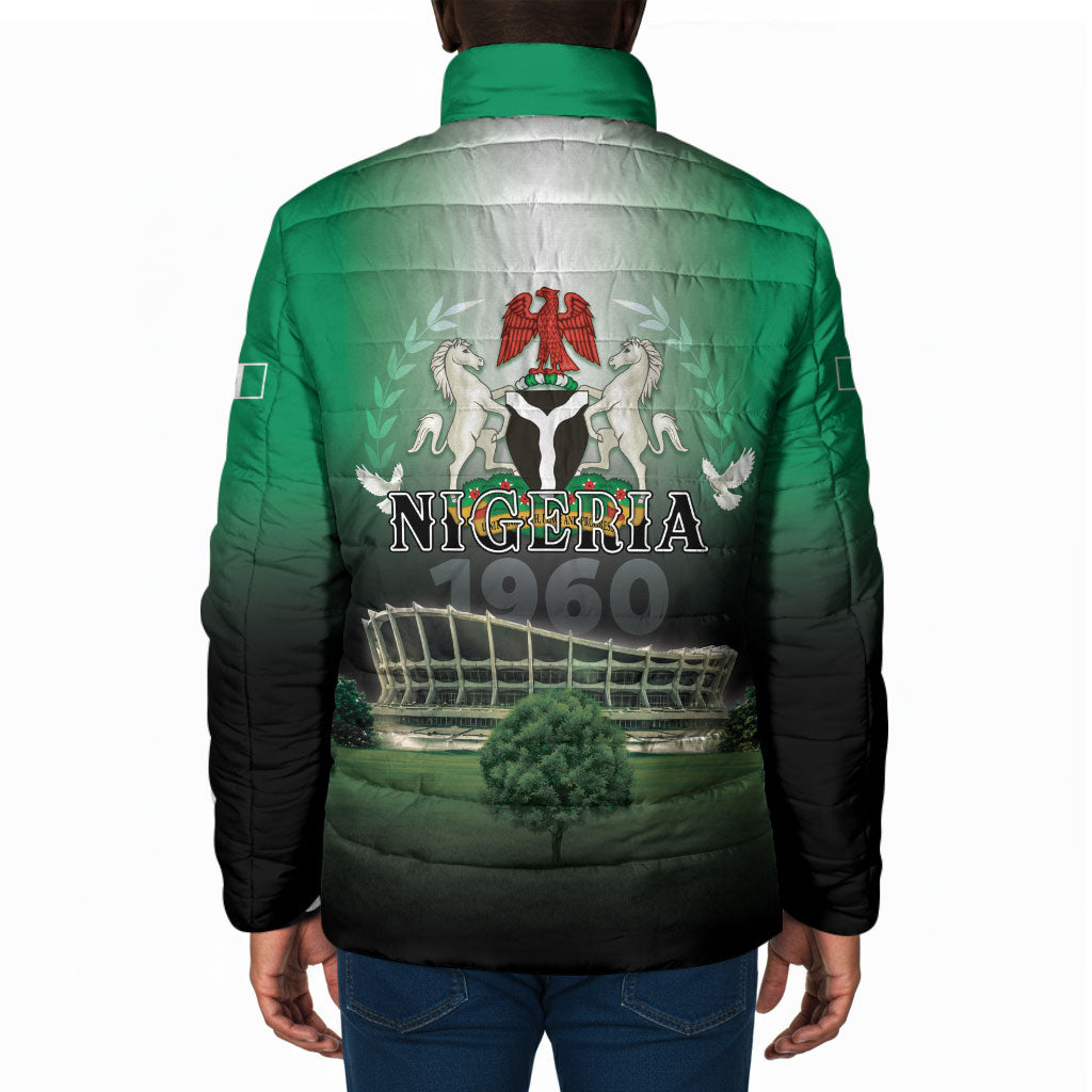 Nigeria Independence Day Padded Jacket Proud To Be Nigerian