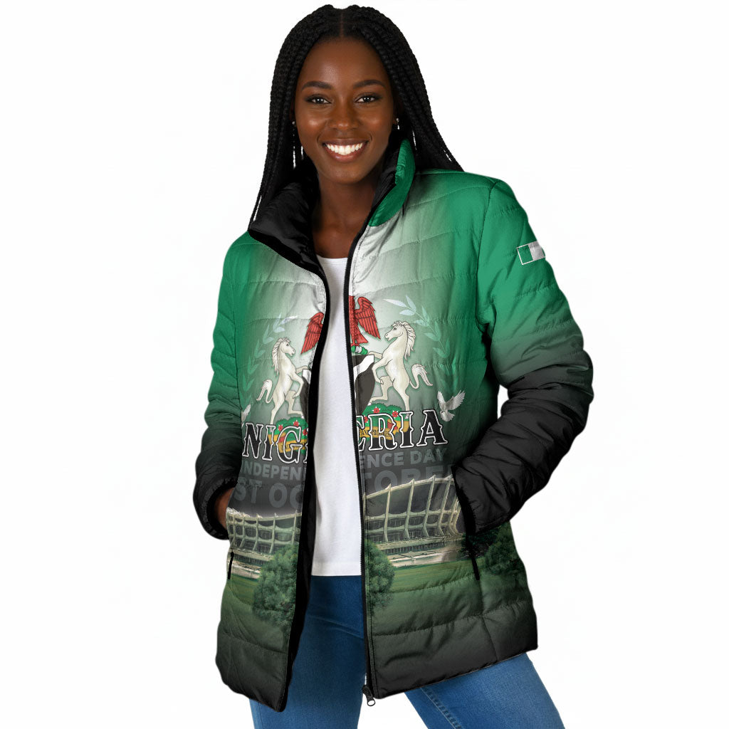 Nigeria Independence Day Padded Jacket Proud To Be Nigerian