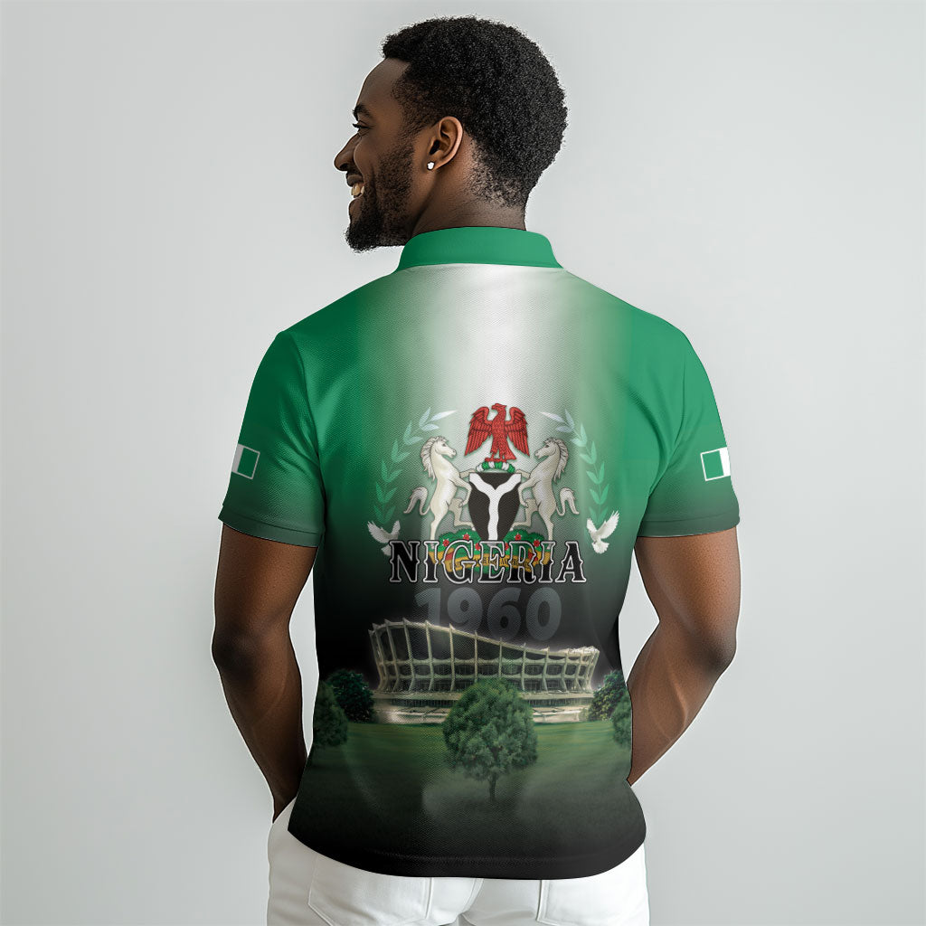 Nigeria Independence Day Polo Shirt Proud To Be Nigerian
