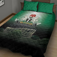 Nigeria Independence Day Quilt Bed Set Proud To Be Nigerian