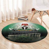 Nigeria Independence Day Round Carpet Proud To Be Nigerian