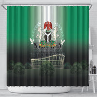 Nigeria Independence Day Shower Curtain Proud To Be Nigerian