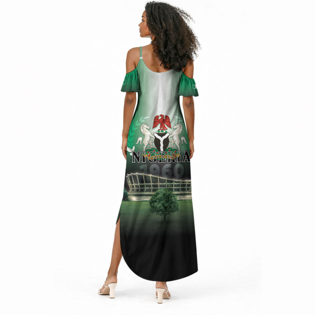 Nigeria Independence Day Summer Maxi Dress Proud To Be Nigerian