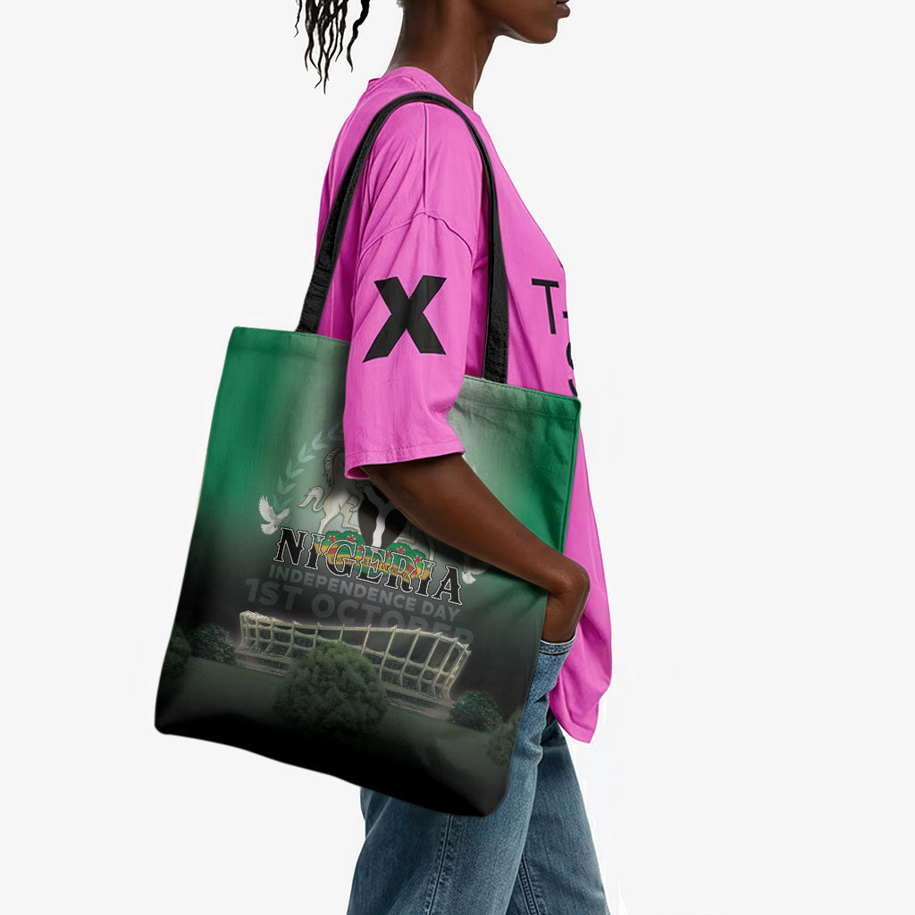Nigeria Independence Day Tote Bag Proud To Be Nigerian