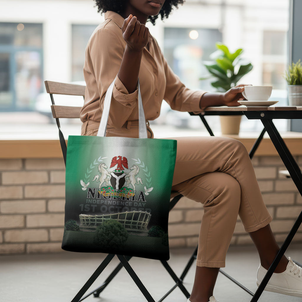 Nigeria Independence Day Tote Bag Proud To Be Nigerian