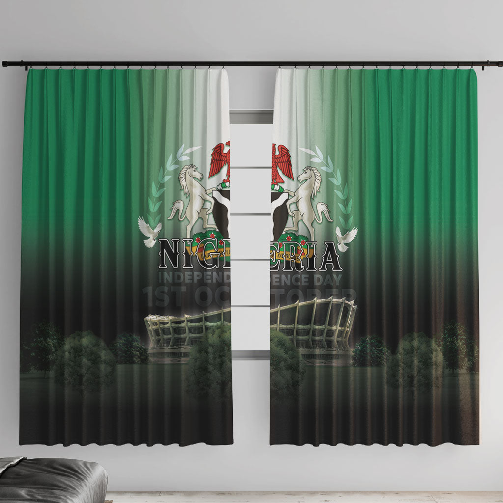 Nigeria Independence Day Window Curtain Proud To Be Nigerian