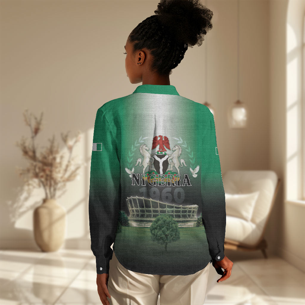 Nigeria Independence Day Women Casual Shirt Proud To Be Nigerian