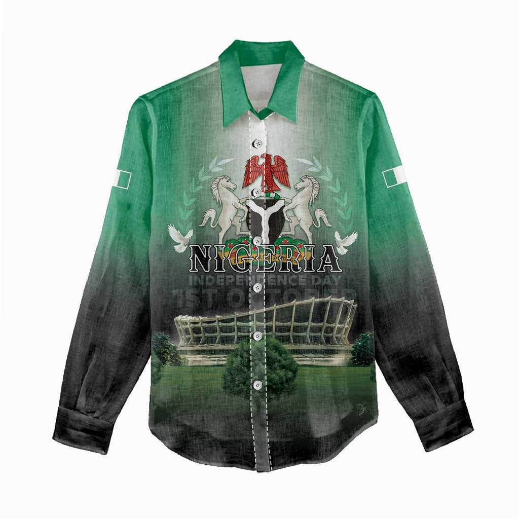 Nigeria Independence Day Women Casual Shirt Proud To Be Nigerian
