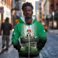 Nigeria Independence Day Zip Hoodie Proud To Be Nigerian