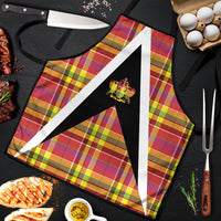 Saint Lucia Creole Day Apron Madras Pattern Flag Style