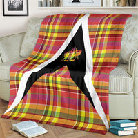 Saint Lucia Creole Day Blanket Madras Pattern Flag Style