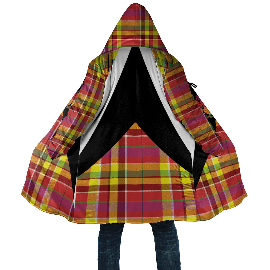 Saint Lucia Creole Day Cloak Madras Pattern Flag Style