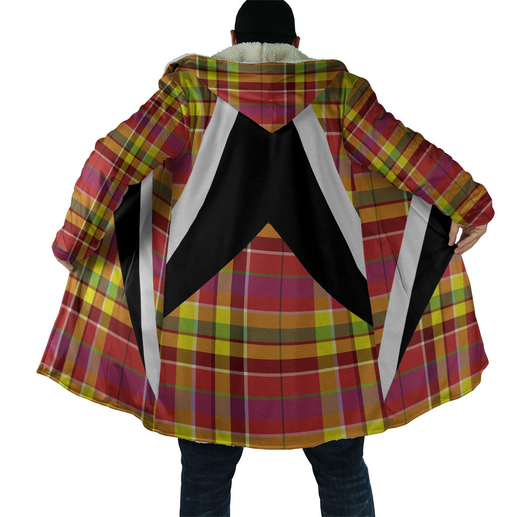 Saint Lucia Creole Day Cloak Madras Pattern Flag Style