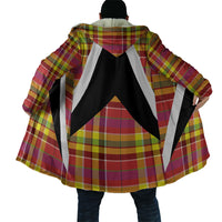 Saint Lucia Creole Day Cloak Madras Pattern Flag Style