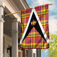 Saint Lucia Creole Day Garden Flag Madras Pattern Flag Style