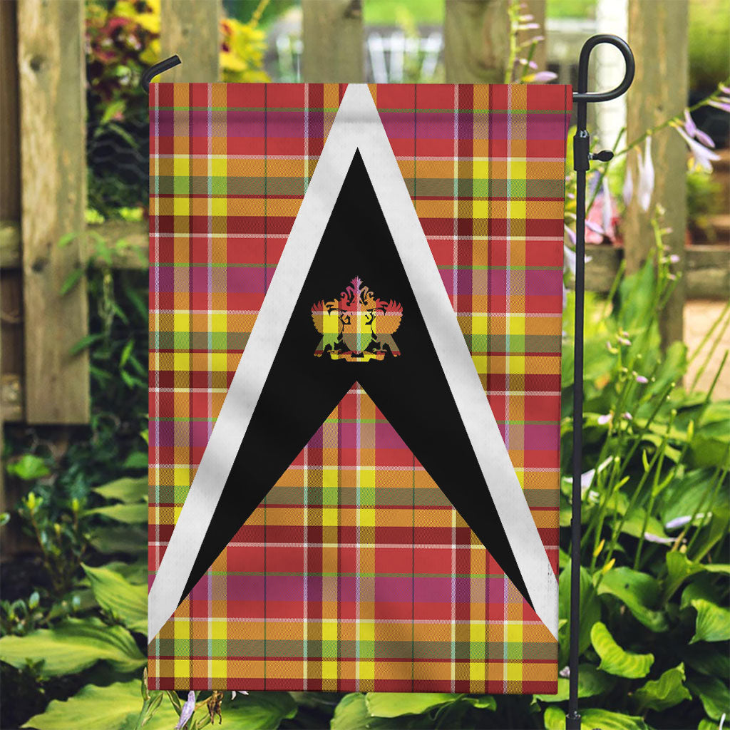 Saint Lucia Creole Day Garden Flag Madras Pattern Flag Style