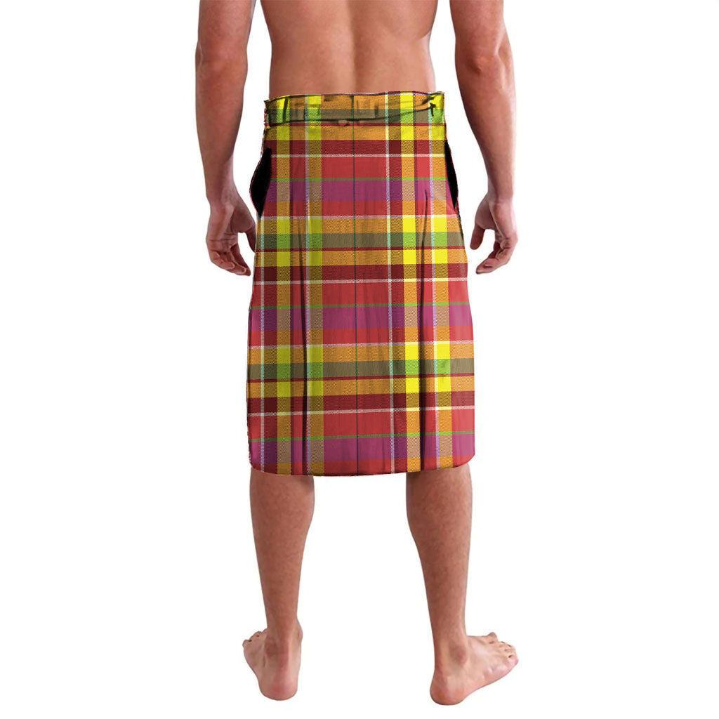 Saint Lucia Creole Day Lavalava Madras Pattern Flag Style