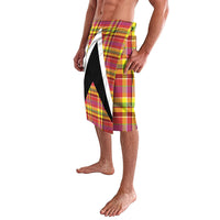 Saint Lucia Creole Day Lavalava Madras Pattern Flag Style