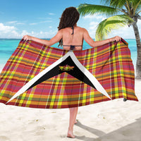 Saint Lucia Creole Day Sarong Madras Pattern Flag Style