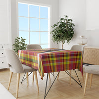 Saint Lucia Creole Day Tablecloth Madras Pattern Flag Style