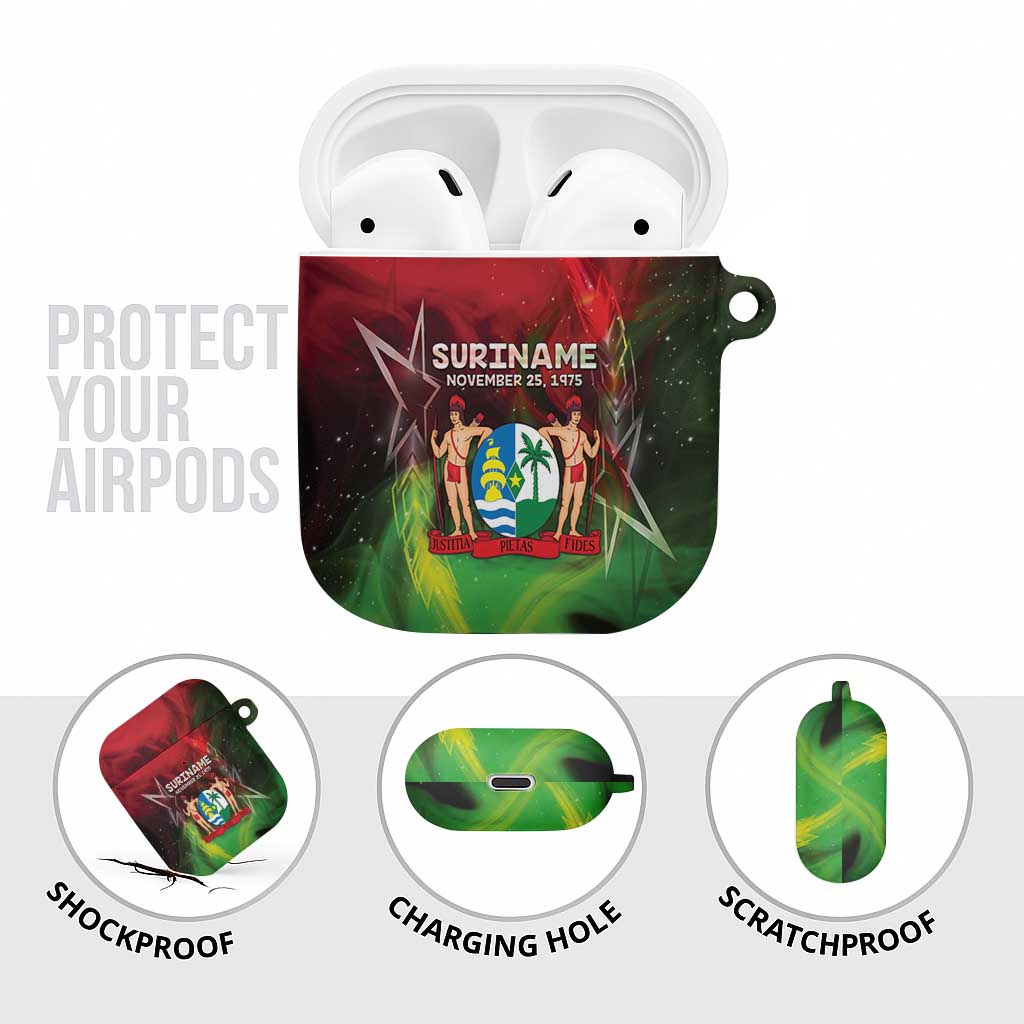 Suriname Independence Day AirPods Case Wan Switi Srefidensi Dey - Wonder Print Shop