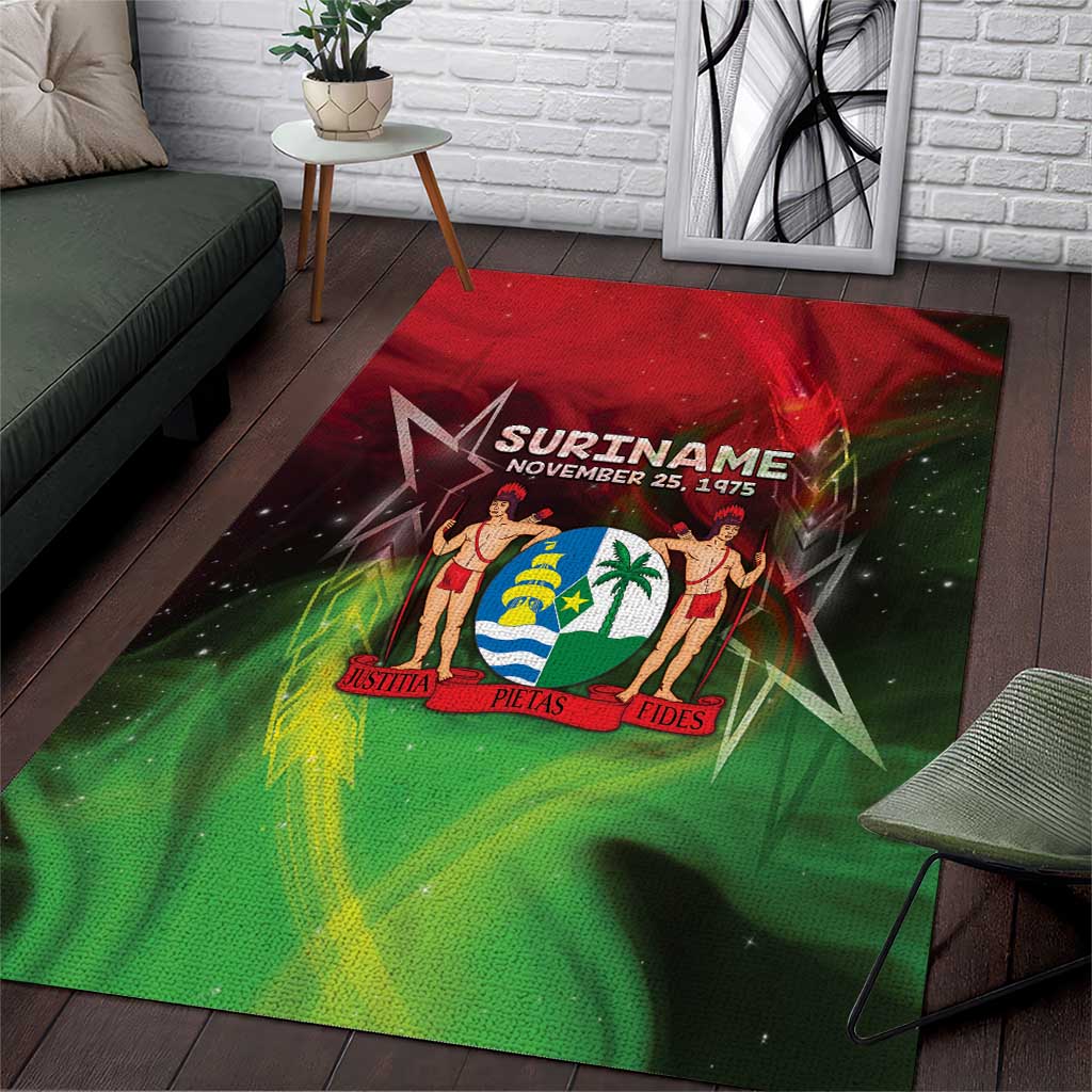Suriname Independence Day Area Rug Wan Switi Srefidensi Dey - Wonder Print Shop