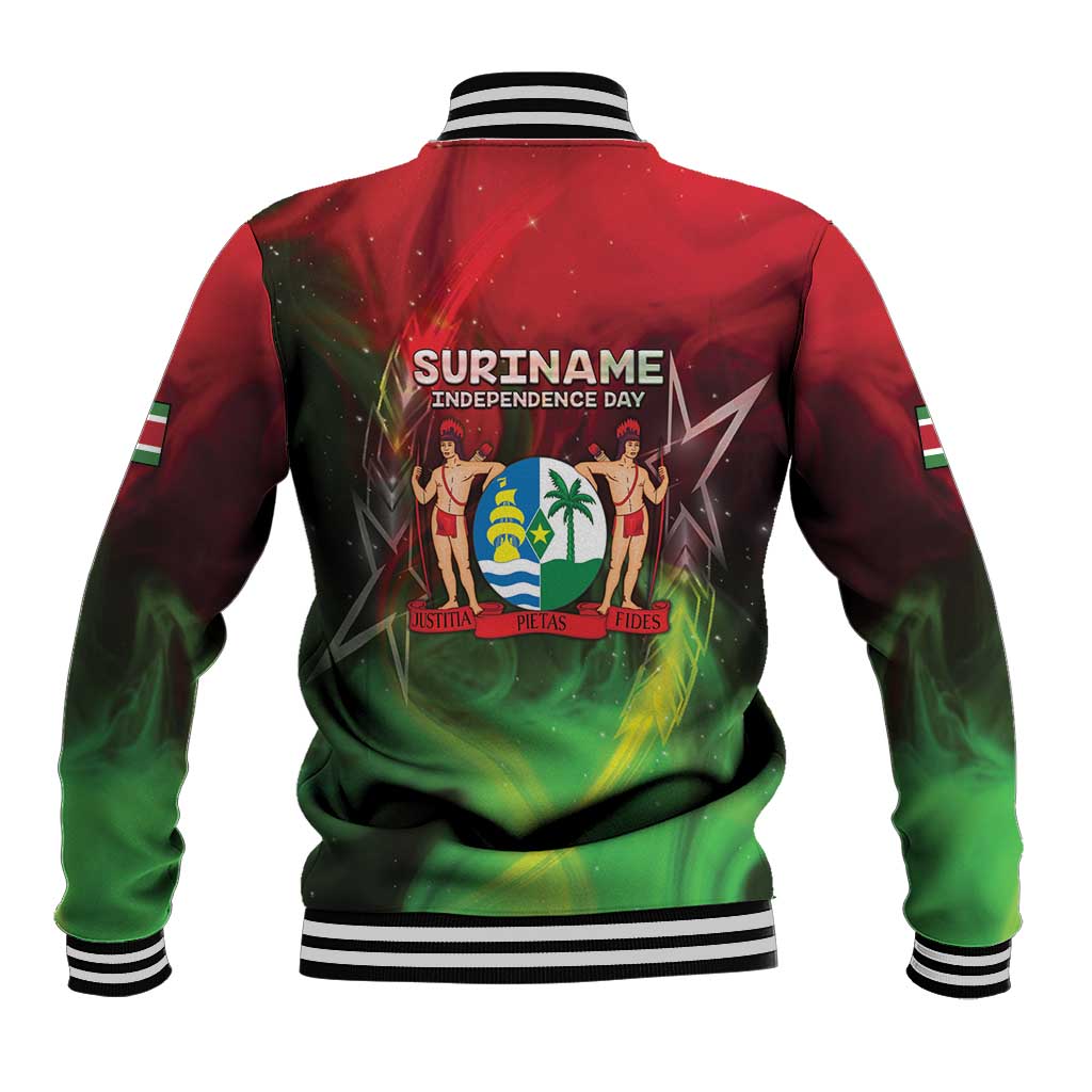 Suriname Independence Day Baseball Jacket Wan Switi Srefidensi Dey - Wonder Print Shop